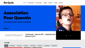What Pour-quentin.com website looked like in 2020 (3 years ago)