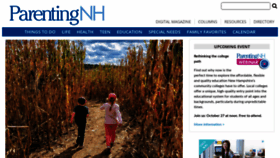 What Parentingnh.com website looked like in 2020 (3 years ago)