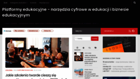 What Platformyedukacyjne.pl website looked like in 2020 (3 years ago)