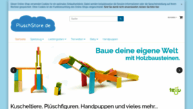 What Plueschstore.de website looked like in 2020 (3 years ago)