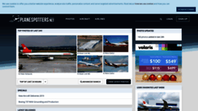 What Planespotters.net website looked like in 2020 (3 years ago)