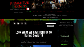 What Primitivedesignscanada.com website looked like in 2020 (3 years ago)