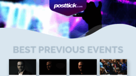 What Posttick.com website looked like in 2020 (3 years ago)