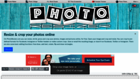 What Photoresizer.com website looked like in 2020 (3 years ago)