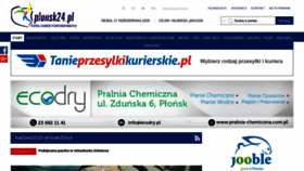 What Plonsk24.pl website looked like in 2020 (5 years ago)