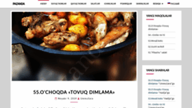 What Pazanda.com website looked like in 2020 (3 years ago)