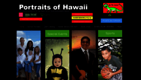 What Portraitsofhawaii.com website looked like in 2020 (3 years ago)
