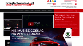 What Przegladkoninski.pl website looked like in 2020 (5 years ago)