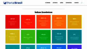 What Portalbrasil.net website looked like in 2020 (3 years ago)