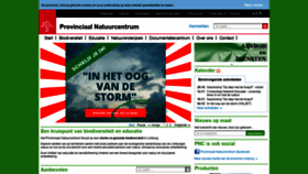 What Provinciaalnatuurcentrum.be website looked like in 2020 (3 years ago)