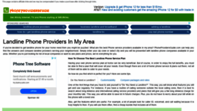 What Phoneprovidersguide.com website looked like in 2020 (3 years ago)