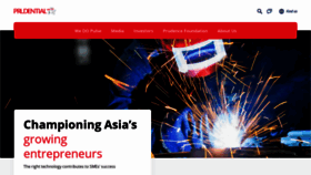 What Prudentialcorporation-asia.com website looked like in 2020 (3 years ago)