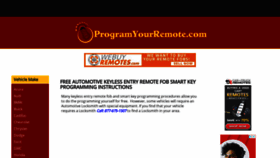 What Programyourremote.com website looked like in 2020 (3 years ago)