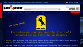 What Pacesetterexhaust.com website looked like in 2020 (3 years ago)