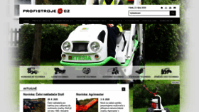 What Profistroje.cz website looked like in 2020 (4 years ago)