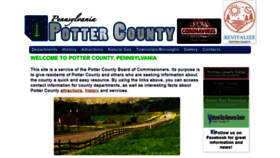 What Pottercountypa.net website looked like in 2020 (3 years ago)