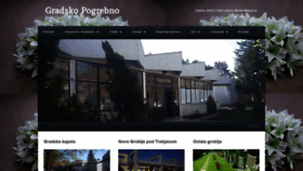 What Pogrebnoniksic.me website looked like in 2020 (3 years ago)