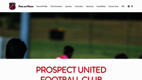 What Prospectunited.com.au website looked like in 2020 (5 years ago)