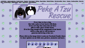 What Pekeatzurescue.com website looked like in 2020 (3 years ago)