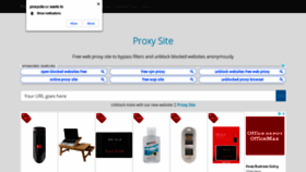 What Proxysite.cc website looked like in 2020 (3 years ago)