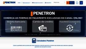 What Penetron.com.br website looked like in 2020 (3 years ago)
