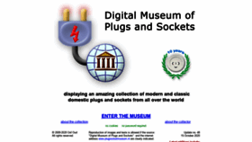 What Plugsocketmuseum.nl website looked like in 2020 (3 years ago)