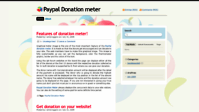 What Paypaldonationmeter.wordpress.com website looked like in 2020 (3 years ago)