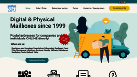 What Postbox24.se website looked like in 2020 (3 years ago)