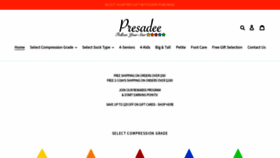 What Presadee.com website looked like in 2020 (3 years ago)