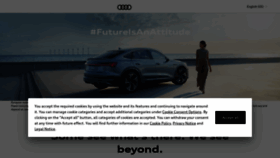 What Progress.audi website looked like in 2020 (3 years ago)