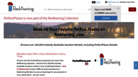 What Perfectplaces.com website looked like in 2020 (3 years ago)