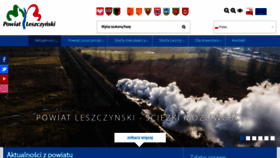 What Powiat-leszczynski.pl website looked like in 2020 (3 years ago)