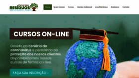 What Portaldosresiduos.com.br website looked like in 2020 (3 years ago)