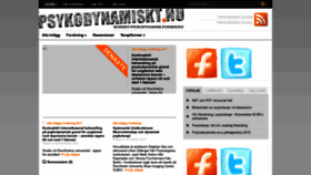 What Psykodynamiskt.nu website looked like in 2020 (3 years ago)