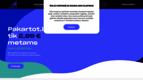 What Pakartot.lt website looked like in 2020 (5 years ago)