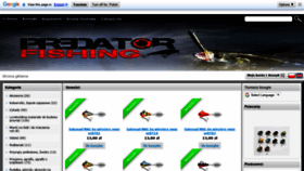 What Predator-fishing.pl website looked like in 2020 (3 years ago)