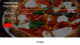 What Pizzeriefontana.cz website looked like in 2020 (3 years ago)