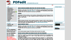 What Pdfedit.cz website looked like in 2020 (3 years ago)