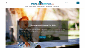 What Poemsforkids.org website looked like in 2020 (3 years ago)