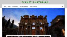 What Planetcustodian.com website looked like in 2020 (3 years ago)