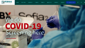 What Permaipolyclinics.com website looked like in 2020 (3 years ago)