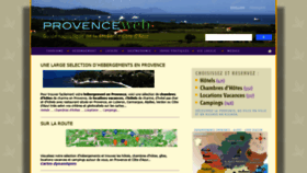 What Provenceweb.fr website looked like in 2020 (3 years ago)