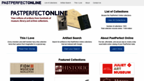 What Pastperfect-online.com website looked like in 2020 (3 years ago)