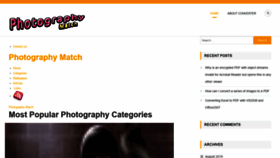 What Photography-match.com website looked like in 2020 (3 years ago)