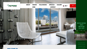 What Presidenthotelmiami.com website looked like in 2020 (3 years ago)