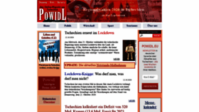 What Powidl.eu website looked like in 2020 (3 years ago)