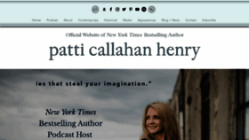 What Patticallahanhenry.com website looked like in 2020 (3 years ago)