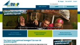 What Podotherapie.nl website looked like in 2020 (3 years ago)