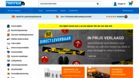 What Profipack.nl website looked like in 2020 (3 years ago)