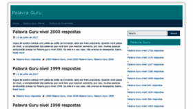 What Palavragururespostas.org website looked like in 2020 (3 years ago)
